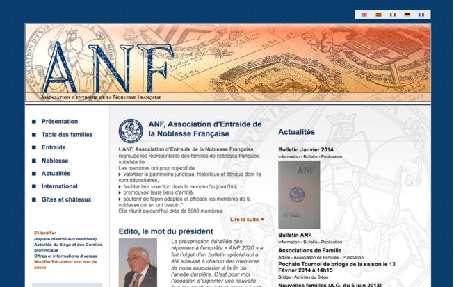 Réalisation : Association d'Entraide de la Noblesse Française