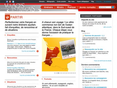 Blog : Voyages en français